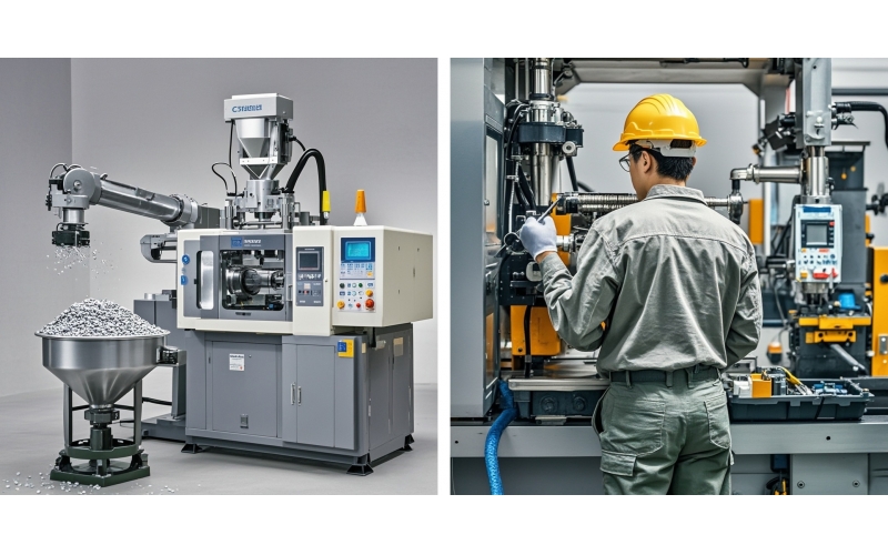 Injection molding machine common fault treatment method