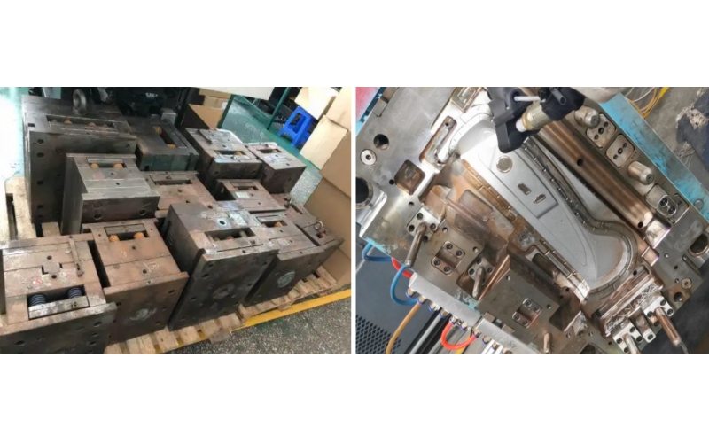 Injection molding mold rust and elimination method