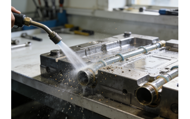 How to Unclog Cooling Channels in Plastic Injection Molds